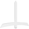 Ekena Millwork Bellingham Architectural Grade PVC Gable Bracket, 84"W x 52 1/2"H x 2"D x 6"F, 15/12 Pitch GBP084X53X0206BEL00 - alternate 1